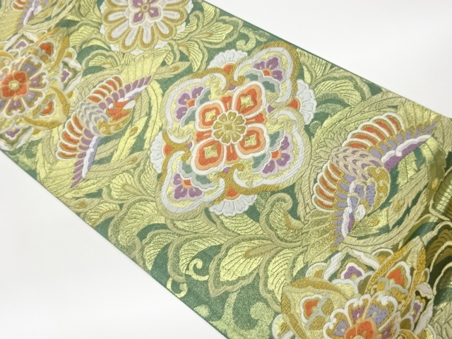 JAPANESE FUKURO OBI / WOVEN PHOENIX
